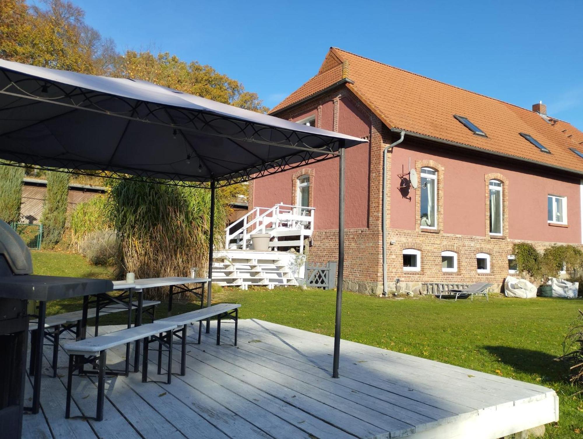 Inspektorenhaus Am Jagdschloss Mit Meerblick Hohen Niendorf Luaran gambar